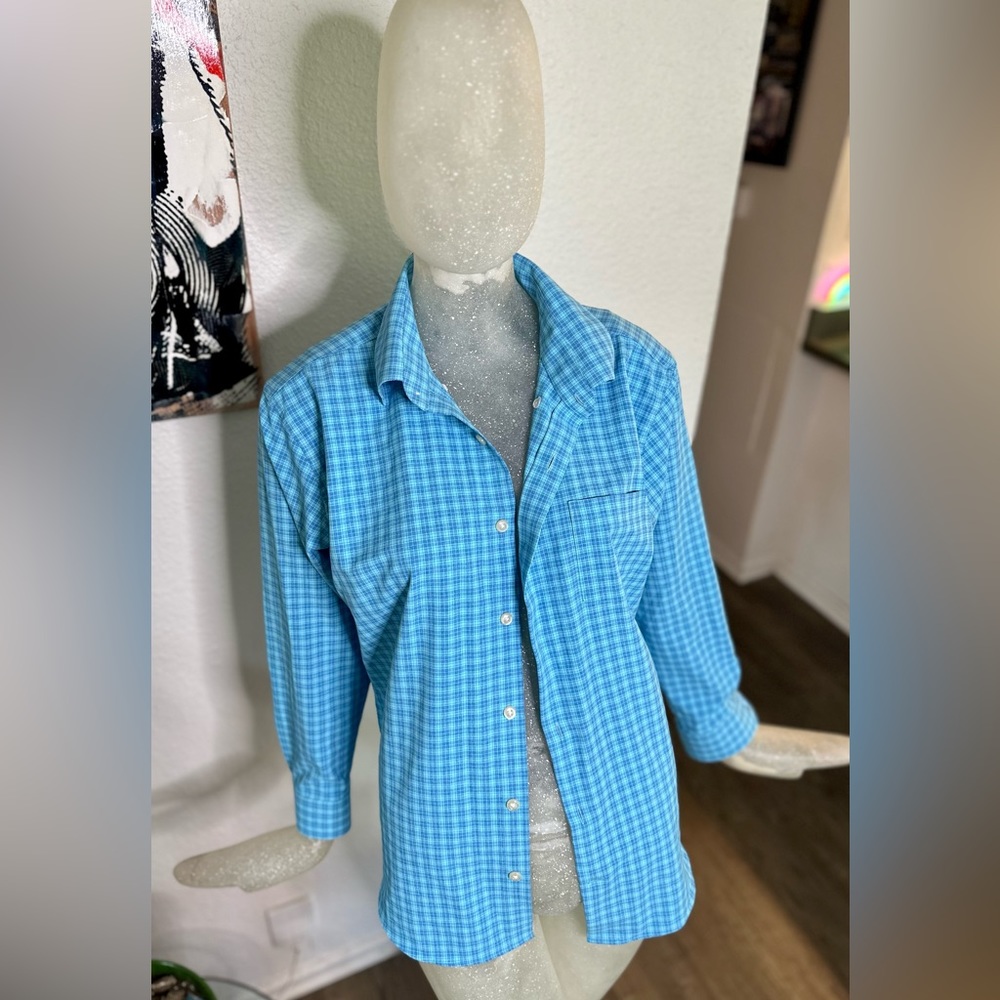 Peter Millar Men’s Blue Long Sleeve Button Down Shirt. Size XLarge - Picture 6 of 13